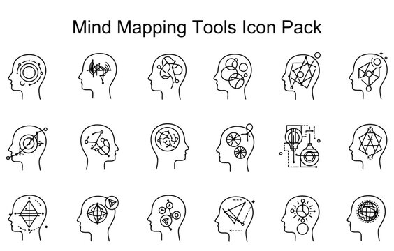 Mind Mapping Tools Icon Pack