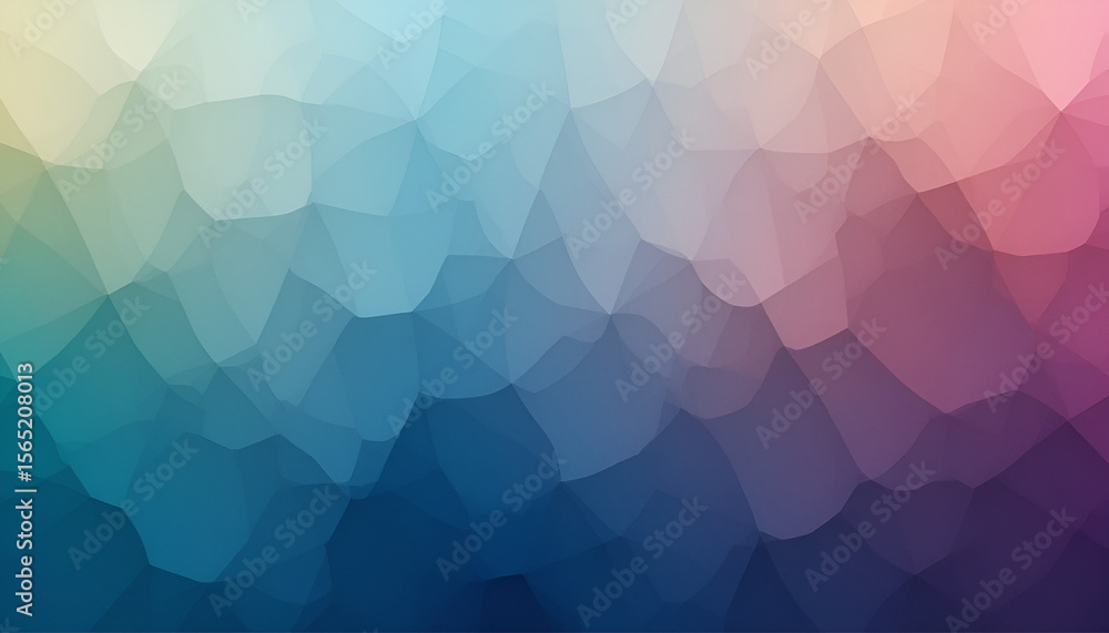 Poster soft pastel gradient background with abstract organic shapes creating a tranquil and soothing backdr