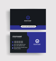 Premium corporate business card suitable for print, featuring clean typography and sharp design.