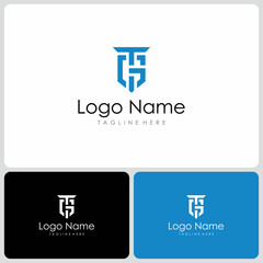 TG logo vector. logo template