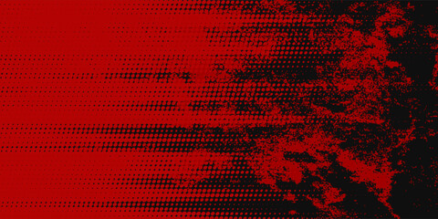 Grunge texture effect background. Distressed rough dark abstract textured. Black isolated on red. Graphic design element vintage style decoration concept grunge vector red black modern