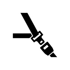 seatbelt glyph icon