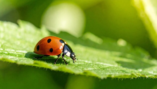 ladybug on a leaf