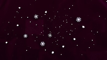 Astronomical Snowflake Pattern
