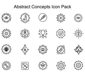 Abstract Concepts Icon Pack