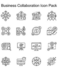 Business Collaboration Icons