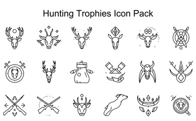 Hunting Trophies Icon Pack