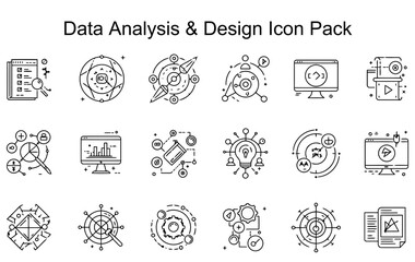 Data Analysis & Design Icon Pack