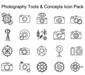 Photography Tools & Concepts Icon Pack