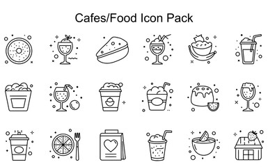 Cafes/Food Icon Pack