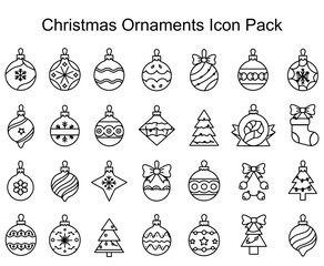 Christmas Ornaments Icon Pack