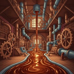 Chocolate Factory Interior