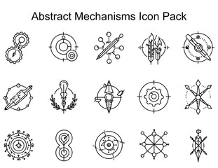 Abstract Mechanisms Icon Pack