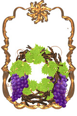 Frame of grapevine 