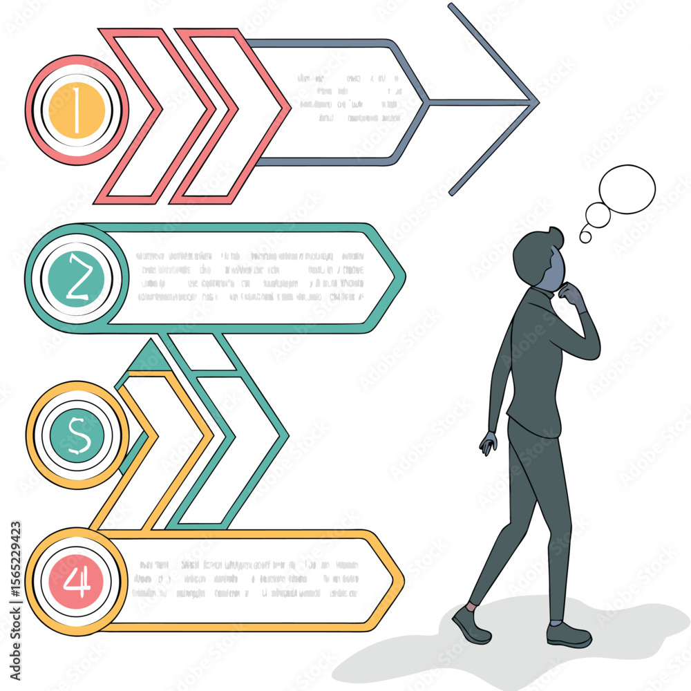 Aufkleber modern infographic layout template with multiple data visualization elements ideal for presenting bu