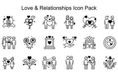 Love & Relationships Icon Pack