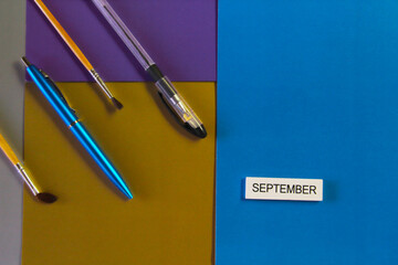 Stationery and a sign saying 