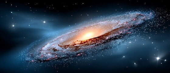 Spiral galaxy in deep space (38)