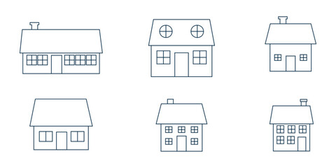 House  icon set 