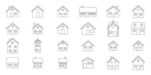 House  icon set 