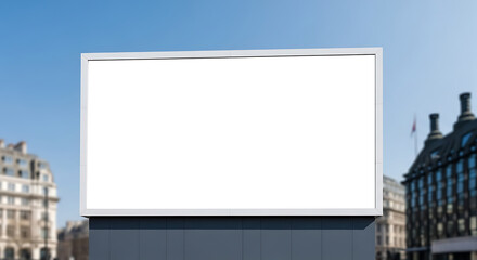 Obraz premium An empty billboard, a space for your message.