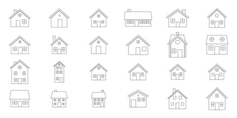 House  icon set 