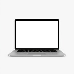 A sleek, modern laptop with a blank screen, perfect for showcasing digital creativity or tech themes.