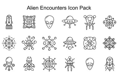 Alien Encounters Icon Pack