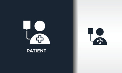 Patient Vector, Icon Or Logo Sign Isolated Symbol Illustration