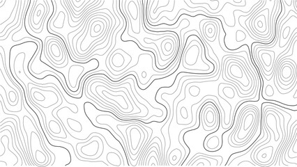 Topographic map contours, White wave paper curved reliefs abstract background, World map Template. Stock vector Vector geographic contour map. Seamless Topographic Lines, Vintage outdoors style.