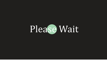 Please Wait Text
