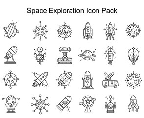 Space Exploration Icon Pack