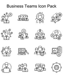 Business Teams Icon Pack