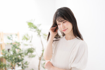 女性　ヘアケア