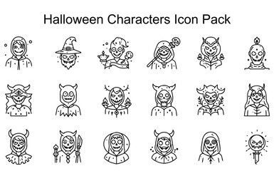 Halloween Character Icons