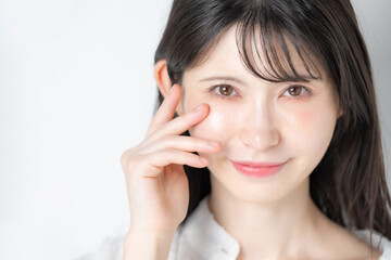 Fototapeta premium 女性 ビューティー スキンケア