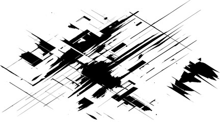 Vektor Design Element mit Linien und Mustern und Formen - Texturen mit Linien - Ebene Abstrakte Darstellung