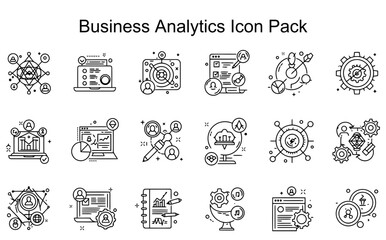 Business Analytics Icon Pack