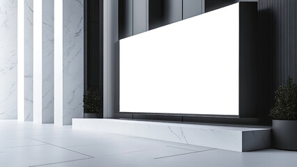 A blank television screen on transparent background PNG