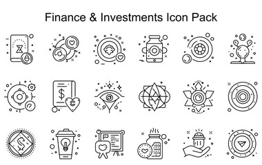 Finance & Investments Icon Pack