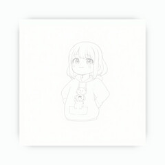 Ai genarate anime black and white