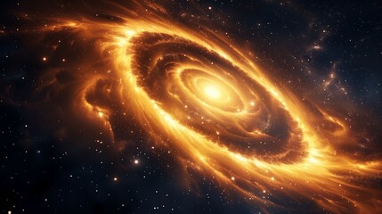 星々に吸い込まれる幻想の渦