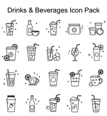 Drinks & Beverages Icon Pack