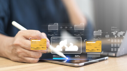 Cloud-based document management system supports AI-driven backup, file transfer, enterprise...
