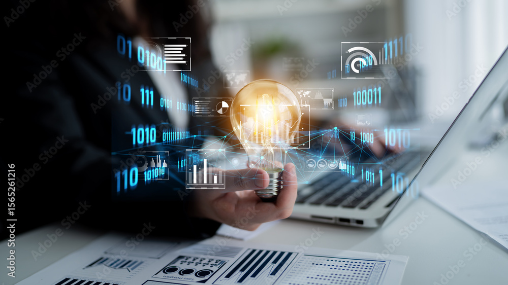 Poster big data and analytics support real-time insights, predictive modeling, and data-driven decisions fo
