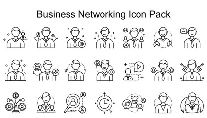 Business Networking Icons