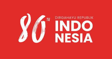 Translation: Happy Indonesia Independence Day Background Template Design