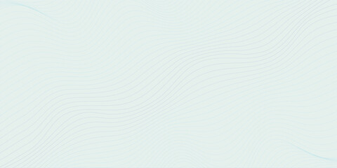Abstract blue smooth wave on a white background. Dynamic sound wave. Design element. Vector illustration. 