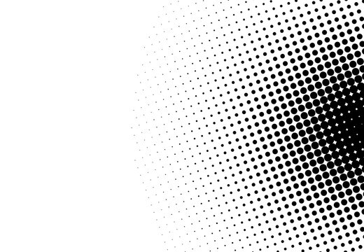 Halftone Dot Gradient Corner Overlay