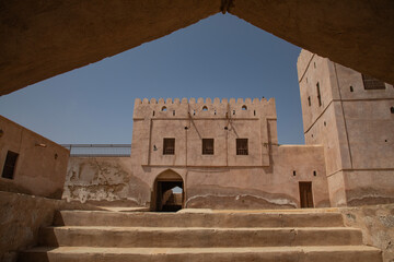 Al Suwaiq Fort in Oman, a beautifully restored historical fort, now a cultural tourist attraction.
